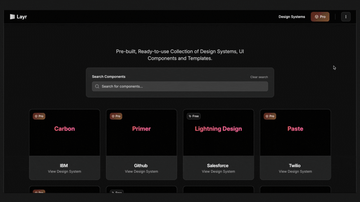 Layr Grafana Preview